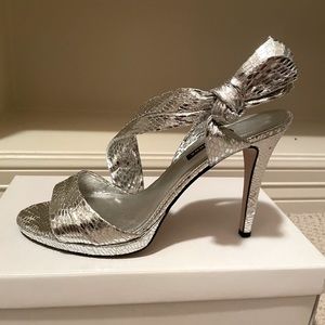 Caparros silver heels